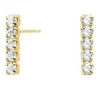 P D Paola 925 Sterling Zilveren Goudkleurige Daze Oorbellen AR01-072-U