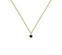 P D PAOLA - Necklace Black Hollyday Gold - 925 Sterling Silver Plated in 18 K Gold - Jewellery for Women
