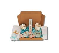 P Dot Wolf Dachshund Gift Set, Gift Set For Women, Gifts Sets with Dogs, 6 Piece Gift Set, Candle, Socks, Pen, Mug & Coaster, Keyring, Soles & Goals