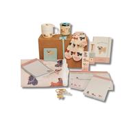 P Dot Wolf Dog Gift Set, Gift Set For Women, Gifts Sets with Dogs, 4 Piece Gift Set, Notebook, Pen, Mug & Coaster, Bumper Gift Set (Pug Gift Set)