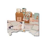 P Dot Wolf Dog Gift Set, Gift Set For Women, Gifts Sets with Dogs, 4 Piece Gift Set, Notebook, Pen, Mug & Coaster, Bumper Gift Set (Spaniel Gift Set)