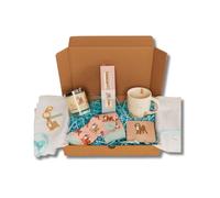P Dot Wolf Dog Gift Set, Gift Set For Women, Gifts Sets with Dogs, 6 Piece Gift Set, Candle, Socks, Pen, Mug & Coaster, Keyring, Soles & Goals (Cockapoo Gift Set)