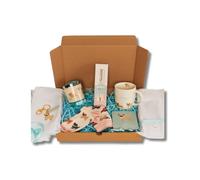 P Dot Wolf Dog Gift Set, Gift Set For Women, Gifts Sets with Dogs, 6 Piece Gift Set, Candle, Socks, Pen, Mug & Coaster, Keyring, Soles & Goals (Pug Gift Set)