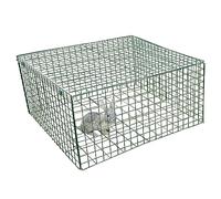 P Dot Wolf Rabbit Run - 1m x 2m Foldable Rabbit Playpen with Floor - Large Rabbit Cage - Metal Fence Panels for Bunnies - Small Animal Playpen - Large Rabbit Hutch - Outdoor Rabbit Run