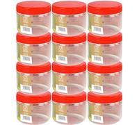 P.E.T. Jars, Food safe, Clear Food Storage Containers. (4x 200ml 3pk)