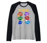 P.E. Teacher Physical Education Rules School Gym Men Women Raglan Baseball Tee