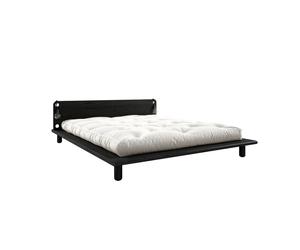 P ed Frame With 2 Lamps 140x200 102 Black