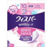 P&g Japan Whisper 1 Sheet 2 Roles W-guard 10cc 38pcs Light Incontinence Please Peel Off The Tape On The Back Of The Product And Use It. -this Is A