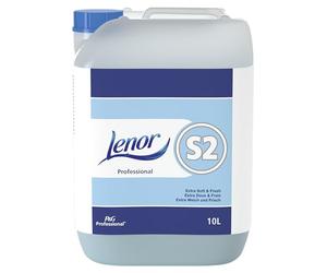 P&G Professional Lenor Professional S2 Extra Soft & Fresh, 10 L | Commercial-grade formula protects hospitality linens and uniforms, ensuring long-lasting freshness and comfort.
