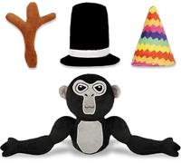 P Gorilla Plush Toy, Stuffed Animal Monkey Plushie Stuffed Plush Throw Pillow Doll Monkey Toy Plush Fans Birthday Christmas Playtime Collectibles Ideal Game Enthusiasts Desktop Decor Sleeping Gift