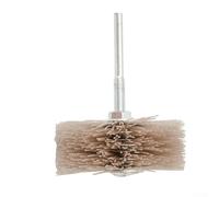 p Grinding Wheel Brush 6mm Shank for Wood, Metal & Stone Polishing - 80 to 600 Grit Abrasive Nylon Bristles, 30mm Thick, Compatible with Power Tool(240＃)