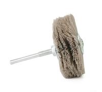 p Grinding Wheel Brush 6mm Shank for Wood, Metal & Stone Polishing - 80 to 600 Grit Abrasive Nylon Bristles, 30mm Thick, Compatible with Power Tool(600＃)