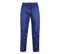 P-H Chef Trouser Elasticated Waist Pull Cord with 3 Pockets XS to 7XL Premium Quality (UK, Waist & Inseam, XXL, 31, Navy)