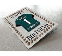 P H I L A D E L P H I A AMERICAN FOOTBALL BIRTHDAY CARD - N F L EAGLES PERSONALISED FRIDGE MAGNET - THE BEST A FAN CAN GET