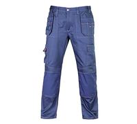 P-H Men’s Work Cargo Trouser Holster Pockets, Multi Pocket Cargo Trouser with Knee pad Pockets Heavy Duty Work Cargo Trouser (UK, Waist & Inseam, 30, 33, Navy)