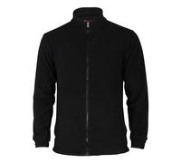 P-H Men's Fleece Jacket Full Zipper close (UK, Alpha, XXL, Regular, Regular, Black)