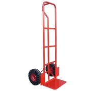 P Handle Sack Truck with High Back, Heavy Duty Sack Barrow with Solid Rubber Wheels, 250kg Capacity, Hand Truck Trolley Heavy Duty