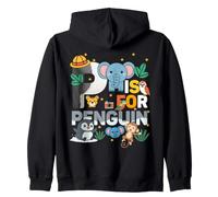 P Is For Penguin Zoo Animals Zoo Trip Jungle Zoo Day Zip Hoodie