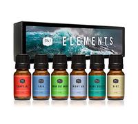 P&J Trading Fragrance Oil Elements Set | Campfire, Night Air, Ocean Breeze, Dirt, Rain, Fresh Cut Grass Candle Scents for Candle Making, Freshie Scents, Soap Making Supplies