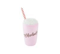 P.L.A.Y. American Classic Mutts Milkshake Dog Toy - Plush Squeaky Toy with Crinkle Sound - Durable, Eco-Friendly, Machine Washable - Fun Food-Inspired toy for Dogs