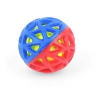 P.L.A.Y. Cute Outdoor Dog Toys - Go-Go Astro Ball Fetch Toy, Great for Puppies & Small, Medium, Large Dogs - Floats in Water, Bounces, Squeaker Tennis Ball Core, Beach & Pool Friendly (Lunar)