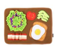 P.L.A.Y. Cute Snuffle Mat for Dogs - Brunch Themed Interactive Food & Treat Mat for Puppies & All Size Dogs - Enrichment Toy, Great for Slow Feeding, Nosework & Foraging Skills - Machine Washable