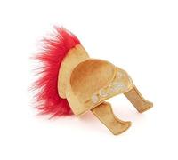 P.L.A.Y. Gladiator Helmet Plush Dog Toy - Eco-Friendly, Durable & Handmade with Recycled Fill, Double-Layered Fabric, Reinforced Stitching - Machine Washable & Dryer Safe Dog Chew toy