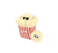 P.L.A.Y. Hollywoof Cinema Poppin Pupcorn Plush Dog Toy - Machine Washable | Soft popcorn-inspired plush dog toy made from recycled PET bottles, machine washable and dryer friendly.