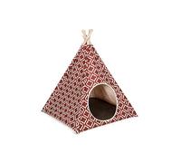 P.L.A.Y. (Pet Lifestyle And You) Moroccan Marsala Teepee Tent, One Size