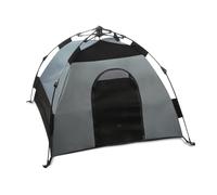 P.L.A.Y. PET LIFESTYLE AND YOU Outdoor Dog Tent Eclipse Gray/Black One Size