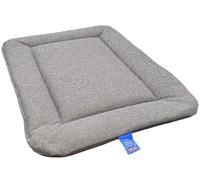 P&L Country Dog Beds Orkney Tweed Rectangular Dog Pad, 78-122cm Length, Machine Washable (Brown, Medium)