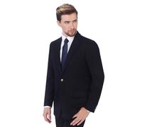 P&L Men's Sporty Jacket with Two Buttons | Classic fit stretch blazer for weddings job interviews business travel and daily office wear