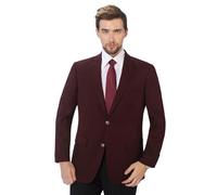 P&L Men's Sporty Jacket with Two Buttons | Classic fit stretch blazer for weddings job interviews business travel and daily office wear