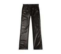 P-lain Straight Trousers- female- Diesel- Straight Trousers- Black- S- Trousers S
