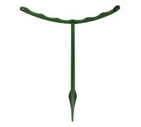 P Lant Support Stakes for Indoor Lants Pile Stand Stackable Half Round Cages Tomato Monstera Peony Hydrangea Climbing Snack Bag Clips (Green, 15cm)