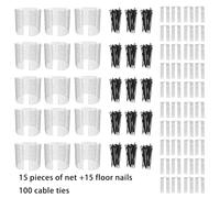 P Lants Protector From Animals Rustproof 13.7inch Metal Mesh P Lants Cages To Keep Animals Out Wire Garden Cloche P Lant Protectors For Indoor Outdoor Garden Cover for Couches And Sofas (C, 32x32x5cm)
