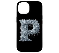 P Letter Winter Wonderland Flora Case for iPhone 14