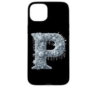 P Letter Winter Wonderland Flora Case for iPhone 15 Plus