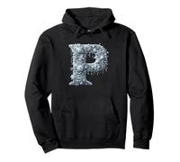 P Letter Winter Wonderland Flora Pullover Hoodie