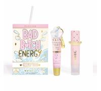 P Louise Bad B Energy Lip Duo, Hydrating Lip Conditioner and Nourishing Lip Oil, Moisturising and Repairing Treatment - Breakfast Range (Cereal Milk)