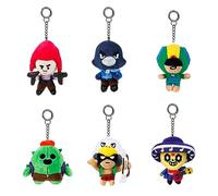 P.M.I. Brawl Stars Clip On Plush Characters 13 cm (S1) (Random) (BRW7004)