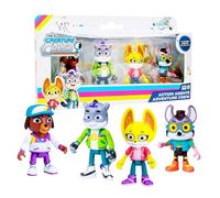 P.M.I. The Creature Cases Action Agents Adventure Crew 4-Pack - 3 Inch Articulated Figures with Kit Casey, Sam Snow, Wally Bungler, and Cubby Collectibles