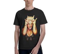 P!*nk P*i*n*k Singer Men's Shirt - Classic Singer Printed T-Shirt, Breathable Cotton Short Sleeve Tshirt for Fan Gift & Casual Street Style Matching Medium