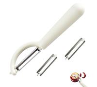 P-Peeler Tupper Set, Left-Handed Peeler with 2 Replacement Blades, Potato Peeler for Asparagus Peeler Vegetables, Vegetable Peeler for Tupperware Replacement Blade, Paring Knife Replacement Parts