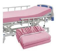P Pothuiny 2 Pcs Hospital Bed Fitted Sheets Only, Pink 36"x80"+12" | Brushed Microfiber Soft Fabric Hospital Bed Sheets for Home & Hospital Care Beds with All-Around Elastic