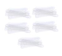 P Prettyia 100 pcs clear non-slip Silicone Hanger Grips Clothing Hanger Strips Pack of 100