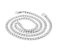 P Prettyia 1m Replacement Shoulder Crossbody Bag Strap Chain Handbag Handle DIY Purse Making, with Buckles, Silver, 100cm