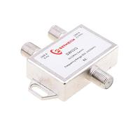 P Prettyia 2 Way DiSEqC Satellite Dish Multi LNB Switch 0/22KHz- 2 Inputs And 1 Output