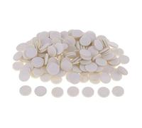 P Prettyia 200 Pack in Bulk 21mm Essential Oil Diffuser Locket Necklace Refill Pads Car Diffuser Aromatherapy Diffuser Necklace Oil Pads Highly Absorbent, White
