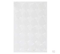 P Prettyia 200Pcs 1inch 3D Round Bottle Cap Stickers Crystal Clear Epoxy Adhesive Circles Dome Sticker Dots for Jewelry Making Pendant Scrapbooking Embellishment